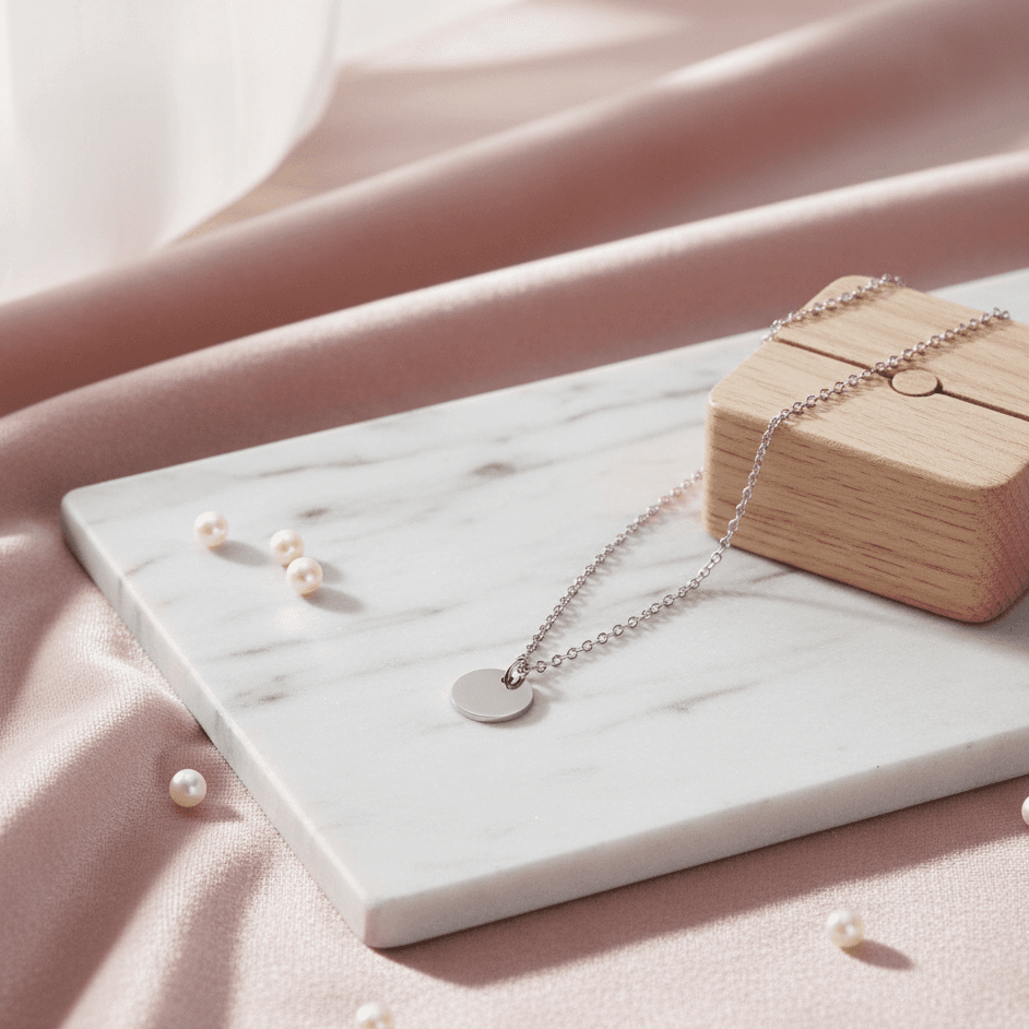 Viré Jewellery ketting van dichtbij